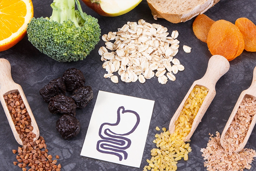 Best products and ingredients for dietary fiber, oats, buckwheat, broccoli etc